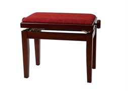 GEWA Piano Bench Deluxe Mahogany Matt банкетка красное дерево матовая прямые ножки верх бордо 4405