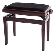 GEWA Piano Bench Deluxe Rosewood Matt банкетка матовый палисандр прямые ножки верх черный 4407