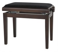 GEWA Piano bench Deluxe walnut dark mat Банкетка для пианино 4409