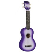 HAMANO U-35PP Purple Sparkle укулеле сопрано, клен, гриф махогани, чехол, сиренев. берст с блестками 4707