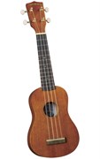 DIAMOND HEAD DU-200 Deluxe Natural Mahogany укулеле сопрано, корпус и гриф красное дерево, чехол 4695