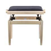 GEWA Piano Bench Deluxe White Ash Seat Black  банкетка для пианино 4411