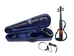 GEWA E-Violine Line Red Brown электроскрипка, чехол, смычок, канифоль, наушники , мостик 4904